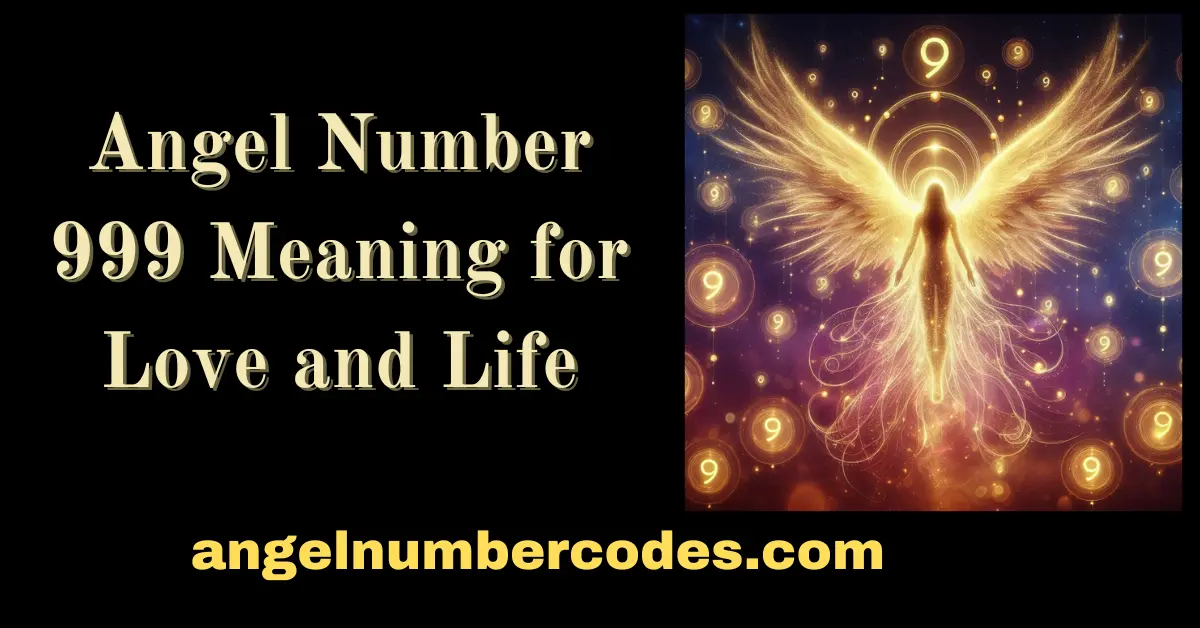 Angel Number 999 Meaning for Love and Life